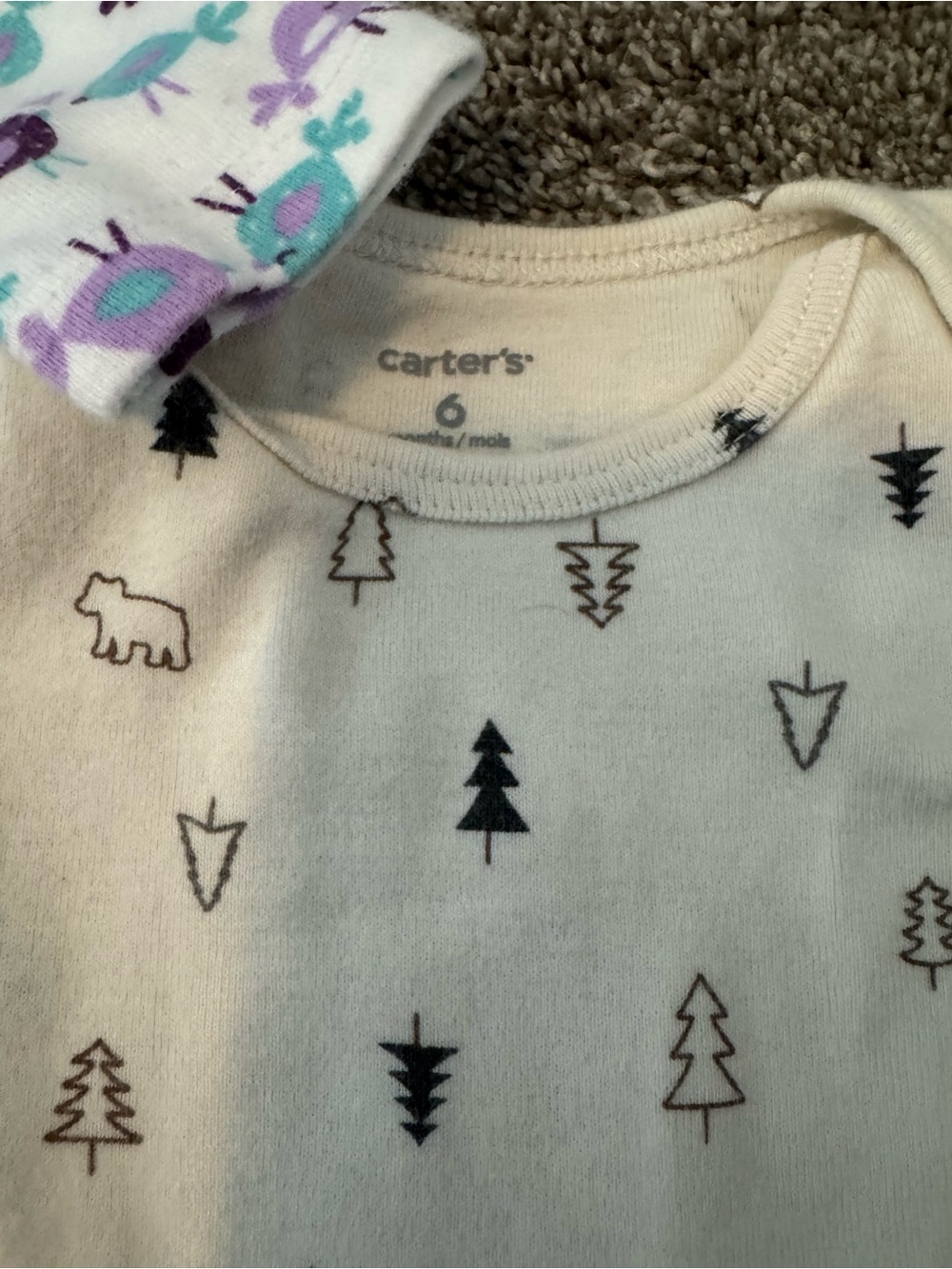 Baby girl lot of 4 one-pieces & 1 pant 3-6 months Baby Gap Chick Pea Koala Pink - Picture 6 of 13